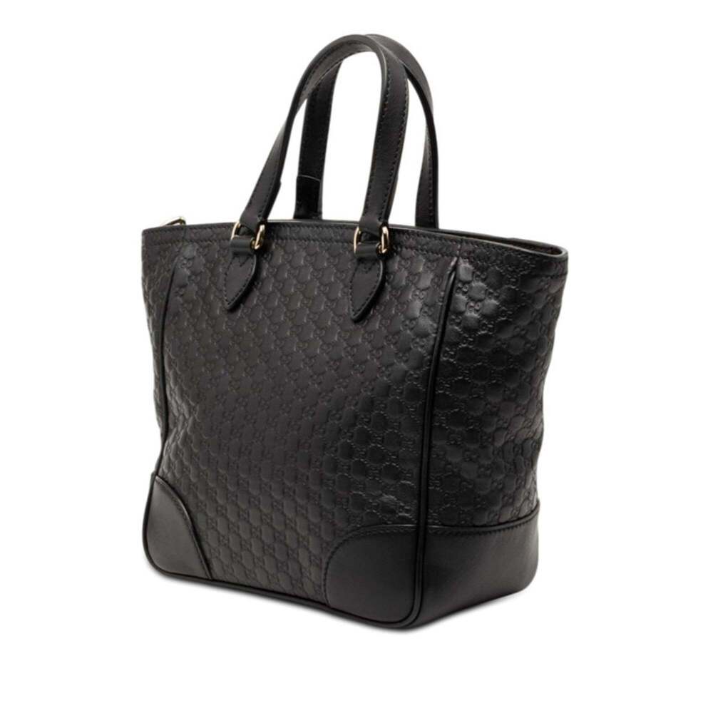 GUCCI Authentic Black Leather Shoulder Bag - Picture 2 of 6